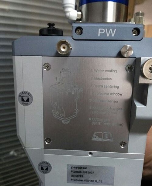 Ersatzteil für Laserschneidanlage M0137143