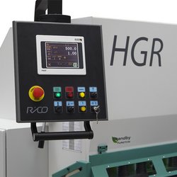 Steuerung der Industrie-Tafelschere Hezinger-CutLine Modell HGR1204