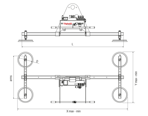 Vakuumheber Modell F04EB0600-3-2000-127