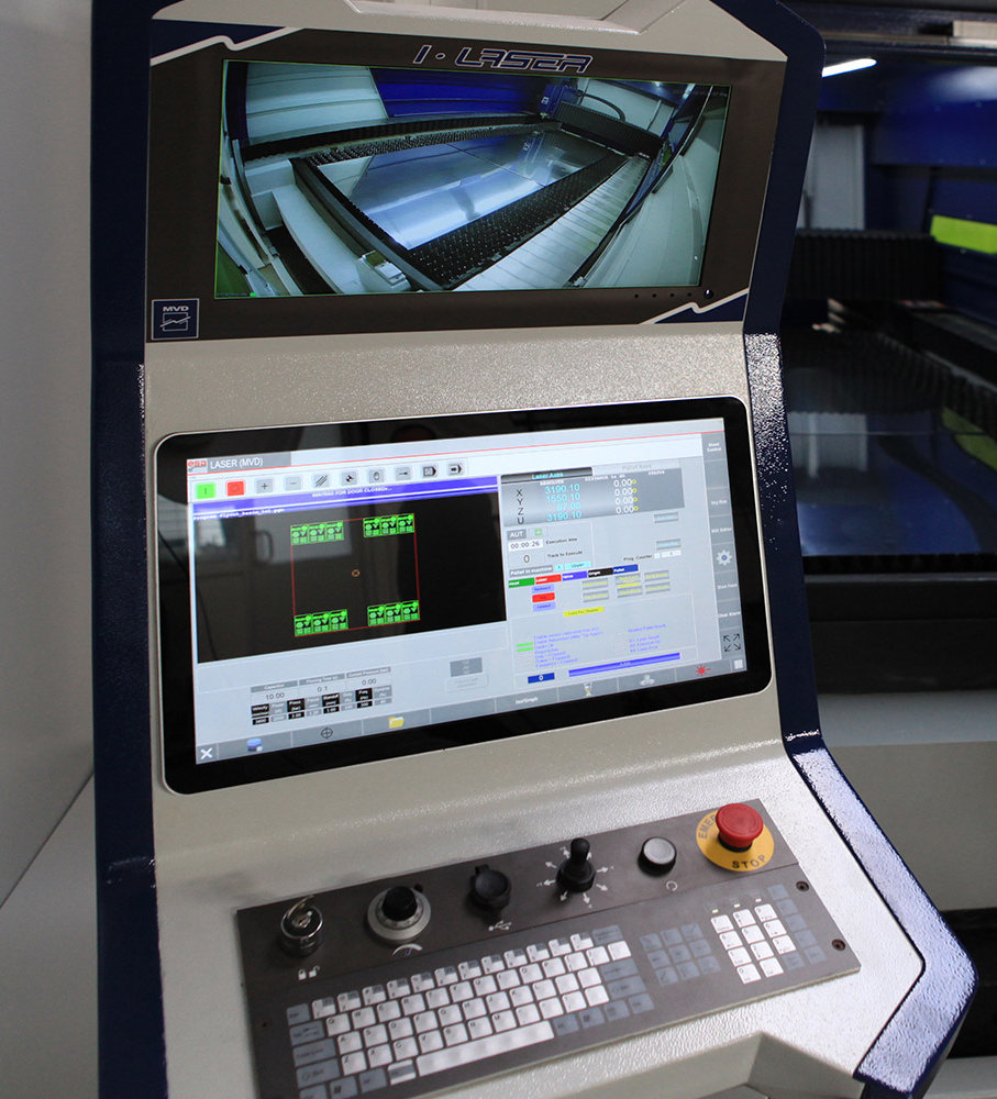 kamera für die Überwachung der Laser-Schneidanlage